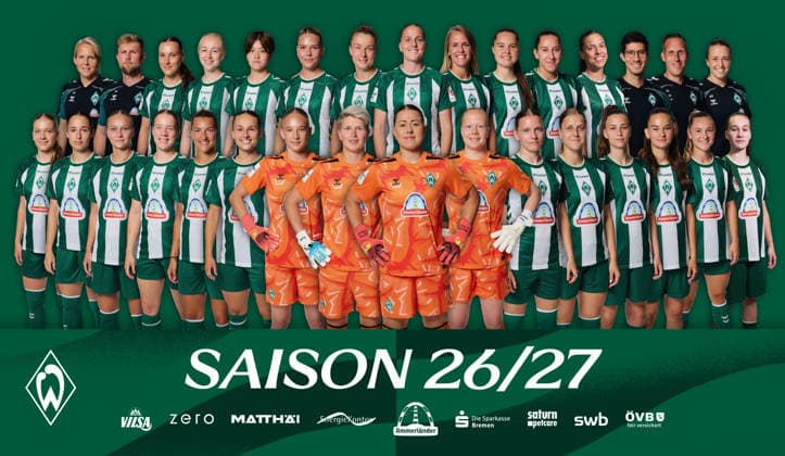 Football, Women, 1st Bundesliga, SV Werder Bremen, profile feature 2026 2027