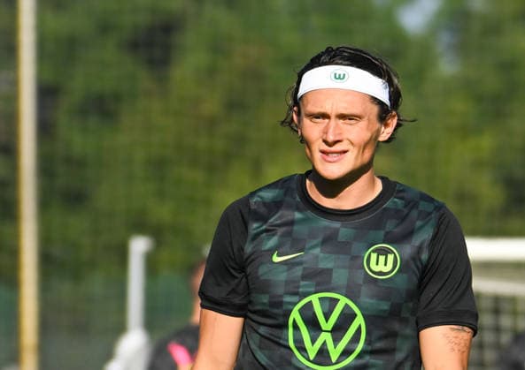 24.08.2026, xlakx, Fussball DFB Pokal 1.Runde, VSG Altglienicke - VfL Wolfsburg v.l. Fabian Reese (VfL Wolfsburg, 11) (DFL DFB REGULATIONS PROHIBIT ANY USE OF PHOTOGRAPHS as IMAGE SEQUENCES and or QUASI-VIDEO) Berlin *** August 24, 2026, xlakx, Soccer DFB Cup 1st Round, VSG Altglienicke vs. VfL Wolfsburg, Fabian Reese (VfL Wolfsburg), 11 DFL DFB REGULATIONS PROHIBIT ANY USE OF PHOTOGRAPHS AS IMAGE SEQUENCES AND OR QUASI-VIDEO, Berlin
