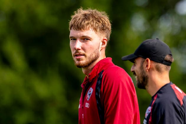 Ingolstadt, Deutschland 24. August 2026: 3. Liga - 2026 2027 - FC Ingolstadt 04 - Training Im Bild: Benjamin Kanuric (FCI) Trainingsgelände Audi Sportpark Bayern *** Ingolstadt, Germany, August 24, 2026; 3rd League 2026–2027; FC Ingolstadt 04; Training; Pictured: Benjamin Kanuric; FCI Training Facility; Audi Sportpark Bayern Copyright: xFotostandx xSchäferx