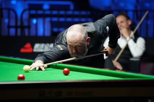 WUHAN, CHINA - AUGUST 24: Mark Williams of Wales plays a shot during the round of 32 match against David Gilbert of England at the 2026 Wuhan Open Snooker on August 24, 2026 in Wuhan, Hubei Province of China.  Copyright: xTaixChengzhex 111661918394