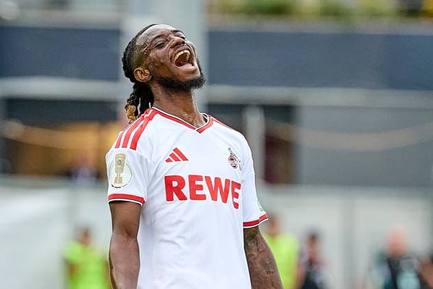 Portrait, Portraet, Freisteller Gideon Mensah (1. FC Koeln, 14) regt sich auf, schreit GER, Wuerzburger Kickers vs. 1. FC Koeln, Fussball, Herren, DFB-Pokal, 1. Runde, Spielzeit 2026 2027, 24.08.2026 DFL, DFB regulations prohibit any use of photographs as image sequences and or quasi-video GER, Wuerzburger Kickers vs. 1. FC Koeln, Fussball, Herren, DFB-Pokal, 1. Runde, Spielzeit 2026 2027, 24.08.2026 Wuerzburg *** Portrait, Cutout: Gideon Mensah, 1. FC Köln, No. 14 gets upset, shouts GER, Würzburger Kickers vs. 1. FC Köln, Soccer, Men s, DFB Cup, 1st Round, 2026–2027 Season, August 24, 2026 DFL, DFB regulations prohibit any use of photographs as image sequences and or quasi-video GER, Würzburger Kickers vs. 1. FC Köln, Soccer, Men’s, DFB Cup, 1st Round, 2026–2027 season, August 24, 2026, Würzburg Copyright: xEibner-Pressefotox EP_ODS