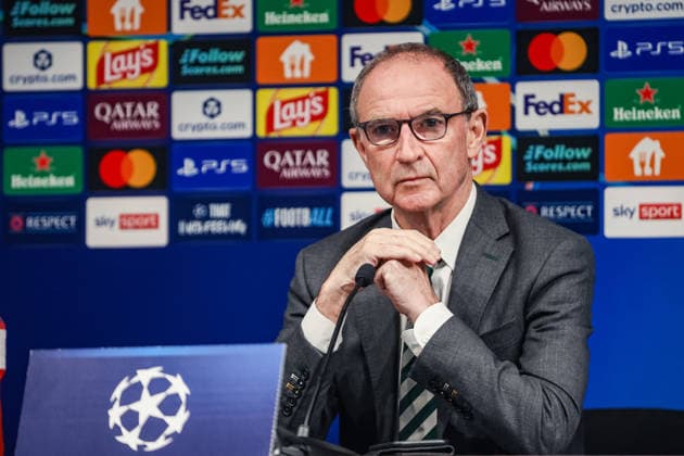 SOCCER - UEFA CL, LASK vs Celtic LINZ,AUSTRIA,24.AUG.26 - SOCCER - UEFA Champions League, play-off, Linzer ASK vs Celtic Glasgow, preview, press conference, PK, Pressekonferenz Celtic. Image shows head coach Martin O Neill (Celtic).  GEPAxpictures xManuelxBinder