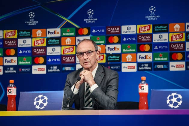 SOCCER - UEFA CL, LASK vs Celtic LINZ,AUSTRIA,24.AUG.26 - SOCCER - UEFA Champions League, play-off, Linzer ASK vs Celtic Glasgow, preview, press conference, PK, Pressekonferenz Celtic. Image shows head coach Martin O Neill (Celtic).  GEPAxpictures xManuelxBinder