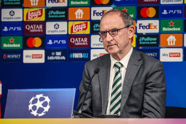 SOCCER - UEFA CL, LASK vs Celtic LINZ,AUSTRIA,24.AUG.26 - SOCCER - UEFA Champions League, play-off, Linzer ASK vs Celtic Glasgow, preview, press conference, PK, Pressekonferenz Celtic. Image shows head coach Martin O Neill (Celtic).  GEPAxpictures xManuelxBinder