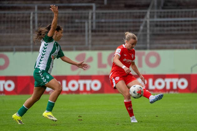 24.08.2026, xhfmx, Fussball Google Pixel Frauen Bundesliga, 1. FSV Mainz 05 - SV Werder Bremen Mainz *** August 24, 2026, xhfmx, Soccer Google Pixel Women s Bundesliga, 1 FSV Mainz 05 vs. SV Werder Bremen, Mainz
