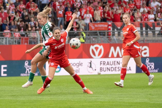 24.08.2026, xhfmx, Fussball Google Pixel Frauen Bundesliga, 1. FSV Mainz 05 - SV Werder Bremen Mainz *** August 24, 2026, xhfmx, Soccer Google Pixel Women s Bundesliga, 1 FSV Mainz 05 vs. SV Werder Bremen, Mainz