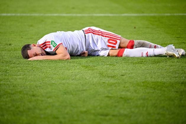 Said El Mala (1.FC Koeln) am Boden waehrend des DFB-Pokal 1 Runde Spiels zwichen Wuerzburger Kickers v 1.FC Koeln, AKON ARENA am 24. August 2026 in Wuerzburg, Deutschland. (Foto von Harry Langer DeFodi Images) +++ Said El Mala (1.FC Koeln) on the ground during the DFB-Pokal 1 Runde match between Wuerzburger Kickers v 1.FC Koeln at AKON ARENA on August 24, 2026 in Wuerzburg, Germany. (Photo by Harry Langer DeFodi Images) (Photo by Harry Langer DeFodi Images) DFB DFL REGULATIONS PROHIBIT ANY USE OF PHOTOGRAPHS AS IMAGE SEQUENCES AND OR QUASI-VIDEO. - *** Said El Mala of 1. FC Köln on the ground during the DFB Cup first-round match between Würzburger Kickers and 1. FC Köln at AKON ARENA on August 24, 2026, in Würzburg, Germany. Photo by Harry Langer, DeFodi Images. Said El Mala of 1. FC Köln on the ground during the DFB Cup first-round match between Würzburger Kickers and 1. FC Köln at AKON ARENA on August 24, 2026 in Würzburg, Germany. Photo by Harry Langer, DeFodi Images. Photo by Harry Langer, DeFodi Images. DFB and DFL regulations prohibit any use of photographs as image sequences and or quasi-video.