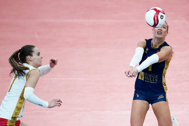 Volleyball, Women's, European Championships, Montenegro v France