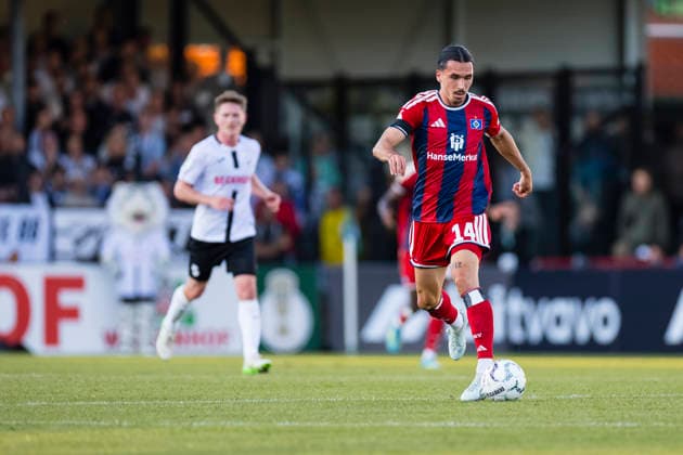 24.08.2026, Fussball, 1. Runde im DFB-Pokal, SC Verl - Hamburger SV. Rayan Philippe (Hamburger SV). Verl Sportclub Arena NRW Deutschland xRHR-FOTO DEx *** August 24, 2026, Soccer, 1st Round of the DFB Cup, SC Verl vs. Hamburger SV, Rayan Philippe, Hamburger SV, Verl Sportclub Arena, NRW, Germany, xRHR, PHOTO: DEx Copyright: DennisxEwert RHR-FOTOx RHR-FOTO DE