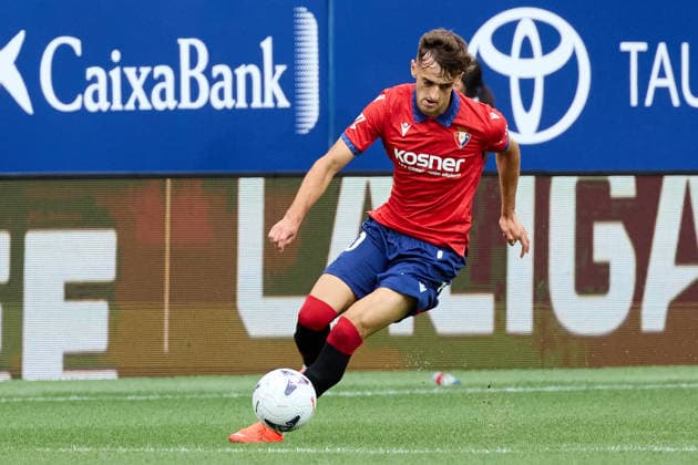 LaLiga EASports: CA Osasuna vs Levante UD Aimar Oroz of Osasuna during match LaLiga EASports between CA Osasuna and Levante UD played at El Sadar stadium in Pamplona (Spain) on Aug 24 2026 *** LaLiga EASports: CA Osasuna vs. Levante UD — Aimar Oroz of Osasuna during the LaLiga EASports match between CA Osasuna and Levante UD played at El Sadar Stadium in Pamplona, Spain, on Aug. 24, 2026 Copyright: xInigoxAlzugarayx xAgenciaxLOFx