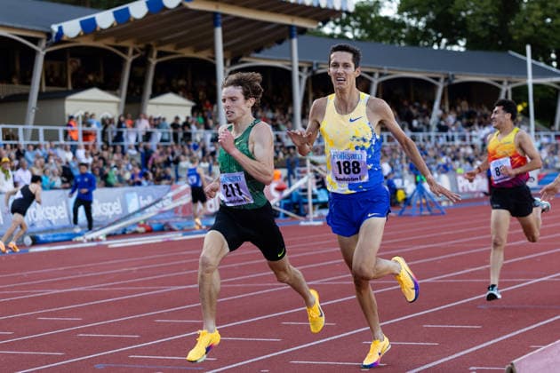 260824 Thomas Ratcliffe, USA vinner herrarnas 3000 meter före Belgiens Ruben Verheyden under friidrottstävlingen i Folksam Grand Prix den 24 augusti 2026 i Göteborg. *** August 24, 2026: Thomas Ratcliffe of the United States wins the men’s 3,000-meter race ahead of Ruben Verheyden of Belgium during the track and field competition at the Folksam Grand Prix on August 24, 2026, in Gothenburg  Copyright: MICHAELxERICHSEN BB260824MI033