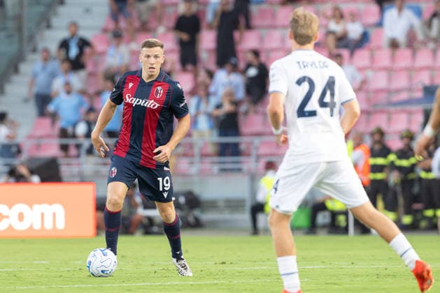 Foto IPP Damiano Fiorentini Bologna 24 08 2026 Calcio Campionato serie A 2026-2027 partita: Bologna-Lazio nella foto: Lewis Ferguson in azione Italy Photo Press World Copyright italy ITALY  Copyright: xR4924_italyphotopressx