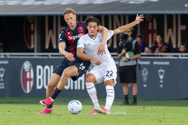 Foto IPP Damiano Fiorentini Bologna 24 08 2026 Calcio Campionato serie A 2026-2027 partita: Bologna-Lazio nella foto: Matteo Cancellieri in azione Italy Photo Press World Copyright italy ITALY  Copyright: xR4924_italyphotopressx