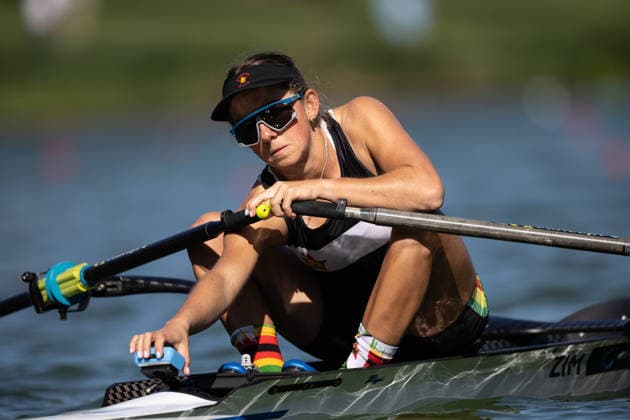 RECORD DATE NOT STATED 24th August 2026; Bosbaan, Amsterdam, Holland, Netherlands; 2026 World Rowing Championships, Day One; Heat Race; Zimbabwe Lightweight Womens Single Sculls (LW1x) with Done Erasmus AnthonyxBenoit