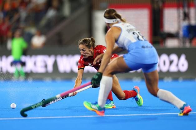 Belgium v Argentina - FIH Women s Hockey World Cup WAVRE, BELGIUM - AUGUST 24 : Judith Vandermeiren of Belgium in action pictured during the FIH Women s Hockey World Cup 2026 second phase group pool C match between Belgium and Argentina pictured on August 24, 2026 in Wavre, Belgium, 24-08-26 Wavre Belgium  Copyright: xXpix