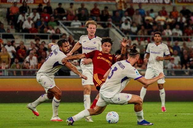 IPA87771257 - Paulo Dybala of A.S. Roma during the AS Roma vs. ACF Fiorentina Serie A soccer match in Rome, Italy, on August 24, 2026  Copyright: xRaffaelexConti IPAxSportx xx 87771257
