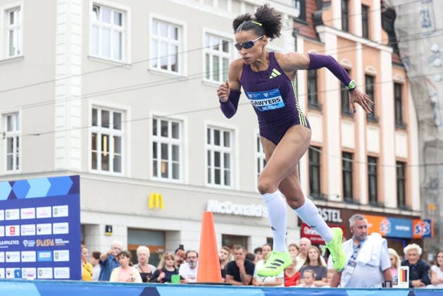 Wanda Diamond League - Silesia Kamila Skolimowska Memorial 2026 Jazmin Sawyers during Wanda Diamond League - Silesia Kamila Skolimowska Memorial 2026 in Chorzow, Poland, on August 22, 2026 Chorzow Poland  Copyright: xFotoxOlimpikx originalFilename:jastrzebowski-wandadia260824_npar0.jpg