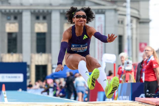 Wanda Diamond League - Silesia Kamila Skolimowska Memorial 2026 Jazmin Sawyers during Wanda Diamond League - Silesia Kamila Skolimowska Memorial 2026 in Chorzow, Poland, on August 22, 2026 Chorzow Poland  Copyright: xFotoxOlimpikx originalFilename:jastrzebowski-wandadia260824_npP43.jpg