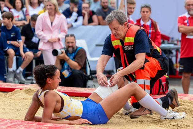 Wanda Diamond League - Silesia Kamila Skolimowska Memorial 2026 Malaika Mihambo during Wanda Diamond League - Silesia Kamila Skolimowska Memorial 2026 in Chorzow, Poland, on August 22, 2026 Chorzow Poland  Copyright: xFotoxOlimpikx originalFilename:jastrzebowski-wandadia260824_npbcA.jpg