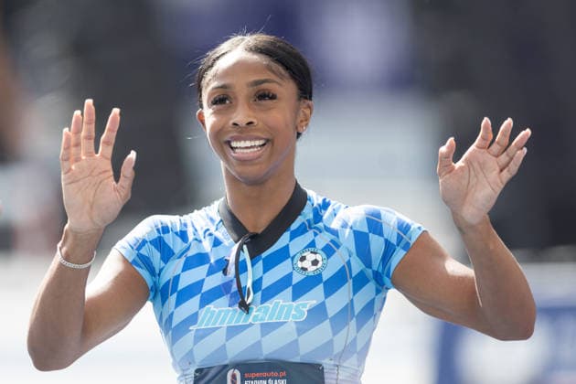 Wanda Diamond League - Silesia Kamila Skolimowska Memorial 2026 Alaysha Johnson during Wanda Diamond League - Silesia Kamila Skolimowska Memorial 2026 in Chorzow, Poland, on August 23, 2026 Chorzow Poland  Copyright: xFotoxOlimpikx originalFilename:jastrzebowski-wandadia260824_npLgT.jpg