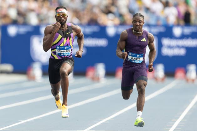 Wanda Diamond League - Silesia Kamila Skolimowska Memorial 2026 Kenneth Bednarek, Kayinsola Ajayi during Wanda Diamond League - Silesia Kamila Skolimowska Memorial 2026 in Chorzow, Poland, on August 23, 2026 Chorzow Poland  Copyright: xFotoxOlimpikx originalFilename:jastrzebowski-wandadia260824_npLZW.jpg
