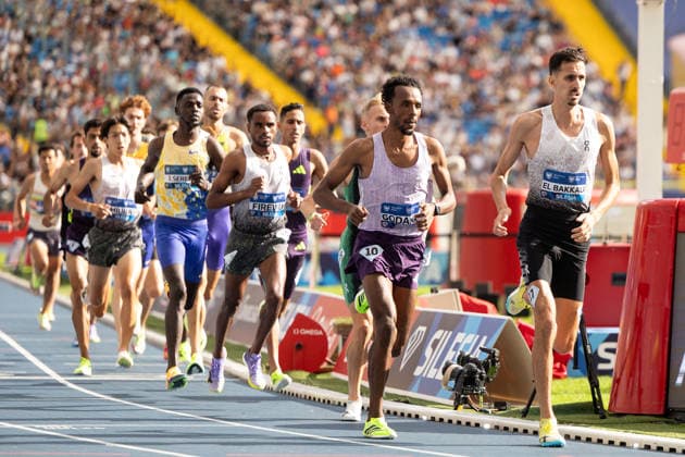Wanda Diamond League - Silesia Kamila Skolimowska Memorial 2026 Samuel Firewu, Gemechu Godana, Soufiane El Bakkali during Wanda Diamond League - Silesia Kamila Skolimowska Memorial 2026 in Chorzow, Poland, on August 23, 2026 Chorzow Poland  Copyright: xFotoxOlimpikx originalFilename:jastrzebowski-wandadia260824_npu6J.jpg