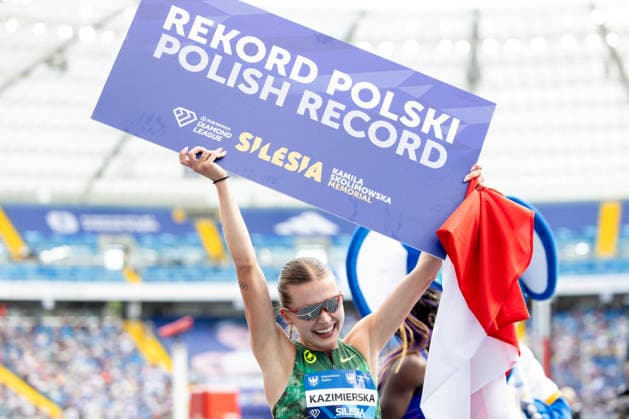 Wanda Diamond League - Silesia Kamila Skolimowska Memorial 2026 Klaudia Kazimierska during Wanda Diamond League - Silesia Kamila Skolimowska Memorial 2026 in Chorzow, Poland, on August 23, 2026 Chorzow Poland  Copyright: xFotoxOlimpikx originalFilename:jastrzebowski-wandadia260824_npc7l.jpg