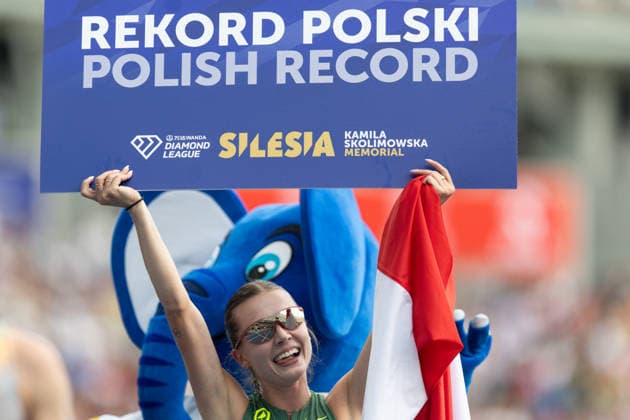 Wanda Diamond League - Silesia Kamila Skolimowska Memorial 2026 Klaudia Kazimierska during Wanda Diamond League - Silesia Kamila Skolimowska Memorial 2026 in Chorzow, Poland, on August 23, 2026 Chorzow Poland  Copyright: xFotoxOlimpikx originalFilename:jastrzebowski-wandadia260824_npCBT.jpg