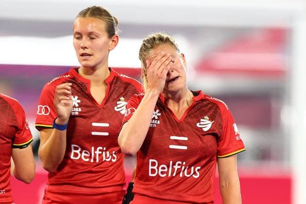Belgium v Argentina - FIH Women s Hockey World Cup WAVRE, BELGIUM - AUGUST 24 : Alix Gerniers of Belgium looking dejected pictured during the FIH Women s Hockey World Cup 2026 second phase group pool C match between Belgium and Argentina pictured on August 24, 2026 in Wavre, Belgium, 24-08-26 Wavre Belgium  Copyright: xXpix