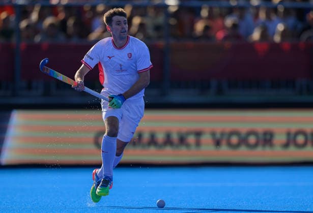 Hockey World Cup Day Ten Nick Park of England during the match against Netherlands in Pool E of the 2026 FIH Hockey World Cup at Wagener Stadium, Amstelveen 24 08 2026 UK Newspapers OUT Copyright: xGraemexWilcocksonx FIL-23822-0082