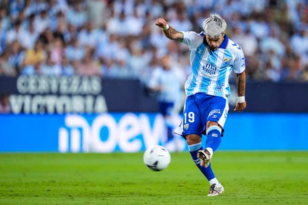 August 24, 2026, Malaga, Malaga, Spain: Juan Cruz of Malaga CF in action during the Spanish league, LaLiga EA Sports, football match played between Malaga CF and RC Deportivo at La Rosaleda stadium on August 24, 2026, in Malaga, Spain. Malaga Spain - ZUMAa181 20260824_zaa_a181_111 Copyright: xJoaquinxCorcherox