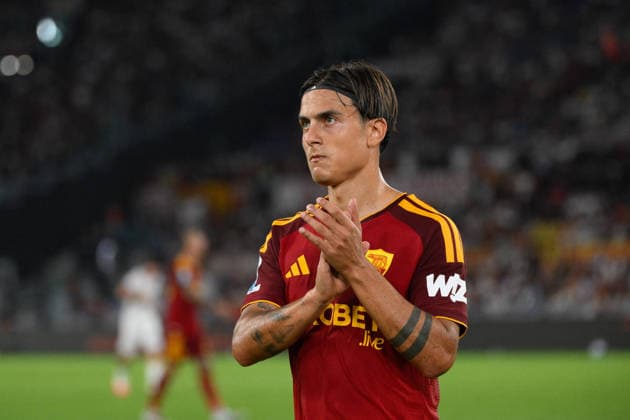 SOCCER - Serie A - AS Roma vs. ACF Fiorentina Photo by IPA ABACAPRESS.COM87772667 - Roma s Paulo Dybala during the 2026 2027 Enilive Italian Serie A match between AS Roma and ACF Fiorentina at the Olympic Stadium in Rome on August 24, 2026. Rome Italy  Copyright: xIPAxSport ABACAx