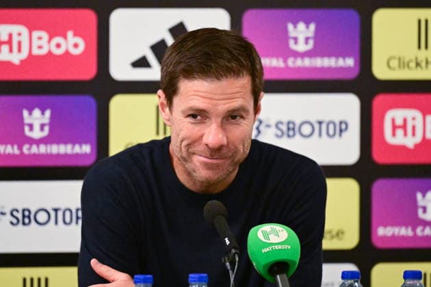 Fulham v Chelsea, Premier League Chelsea head coach Xabi Alonso during his post match press conference, PK, Pressekonferenz during the Premier League match between Fulham and Chelsea at Craven Cottage, London, UK on 24 August 2026. London Craven Cottage Greater London UK Editorial use only DataCo restrictions apply See www.football-dataco.com , Copyright: xDennisxGoodwinx PSI-24739-0073