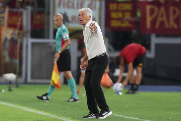 SOCCER - Serie A - AS Roma vs. ACF Fiorentina Photo by IPA ABACAPRESS.COM87773517 - Rome, Italy — August 24, 2026: Gian Piero Gasperini (Head Coach) of AS Roma is seen in action during the 2026–2027 Italian Serie A—Enilive Championship soccer match between AS Roma and ACF Fiorentina at the Olympic Stadium in Rome. Rome Italy  Copyright: xIPAxSport ABACAx