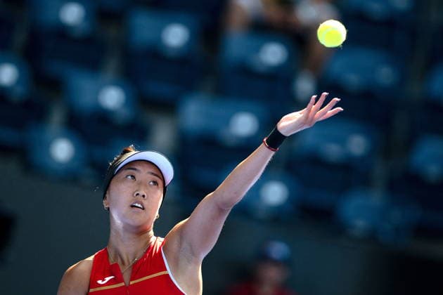 Monterrey Tennis Open Ann Li of the USA serves against Maria Camila Osorio of Colombia during their round of 32 tennis match at the Monterrey Open tennis tournament in Monterrey, Mexico, 24 August 2026. MONTERREY Mexico  Copyright: xMIGUELxSIERRAx