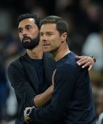 Fulham FC v FC Chelsea - Premier League - Season 2026 2027 - Matchday 1 - Craven Cottage Chelsea™s manager Xabi Alonso and Fulham s head coach Alvaro Arbeloa after the Fulham vs Chelsea Premier League match at Craven Cottage, London, Season 26 27, 24 August 2026 EDITORIAL USE ONLY. No use with unauthorized audio, video, data, fixture lists, club league logos or live services. Online in-match use limited to 45 images, no video emulation. No use in betting, games or single club league player publications London United Kingdom