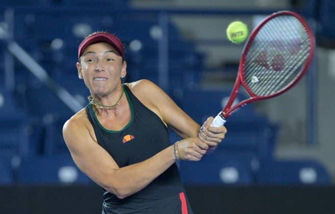 Monterrey Open tennis tournament Donna Vekic of Croatia in action against Diane Parry of France during their round of 32 tennis match at the Monterrey Open tennis tournament in Monterrey, Mexico, 24 August 2026. Monterrey Mexico  Copyright: xMIGUELxSIERRAx
