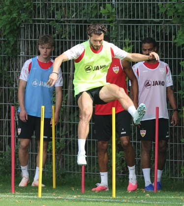 Stuttgart , Fußball Training VfB Stuttgart , Leonidas Stergiou *** Stuttgart, VfB Stuttgart Soccer Practice, Leonidas Stergiou