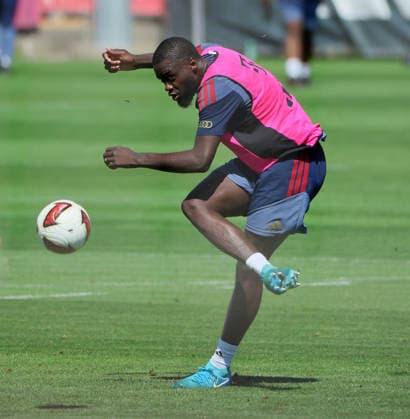 24.08.2026, FC Bayern Training, Fussball Muenchen, im Bild: Dayot Upamecano (FC Bayern Muenchen) *** August 24, 2026, FC Bayern Training, Soccer, Munich, Pictured: Dayot Upamecano, FC Bayern Munich