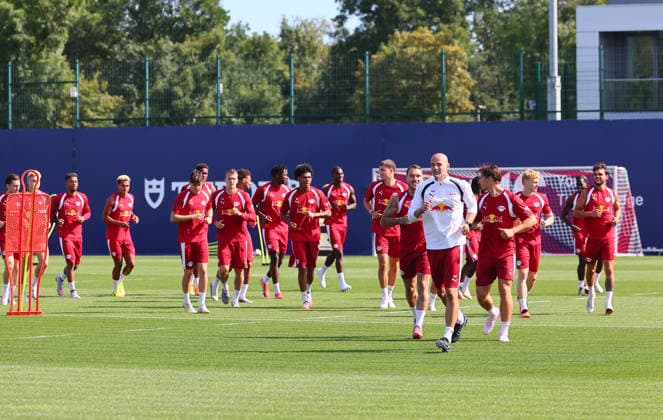 Football, Bundesliga 1, RB Leipzig, Training