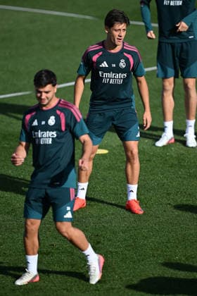 Real Madrid s training session MADRID, SPAIN - AUGUST 25: Arda Guler of Real Madrid takes part in a training session at the club s Valdebebas training facilities ahead of their La Liga match against Real Sociedad, on August 25, 2026 in Madrid, Spain. Burak Akbulut Anadolu Madrid Spain. Editorial use only. Please get in touch for any other usage.  Copyright: x2026xAnadoluxBurakxAkbulutx