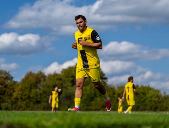 Football, Swabian South District League, FC Bad Wörishofen v FC Thalhofen, featuring Kevin Volland
