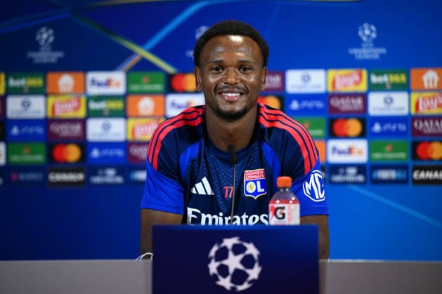 Football, Champions League play-offs, Olympique Lyon, press conference