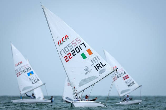2026 ILCA Laser Men s World Sailing Championships, Dun Laoghaire, Dublin 25 8 2026 Ireland™s Finn Lynch Finn Lynch 25 8 2026  Copyright: xx DC1A5294