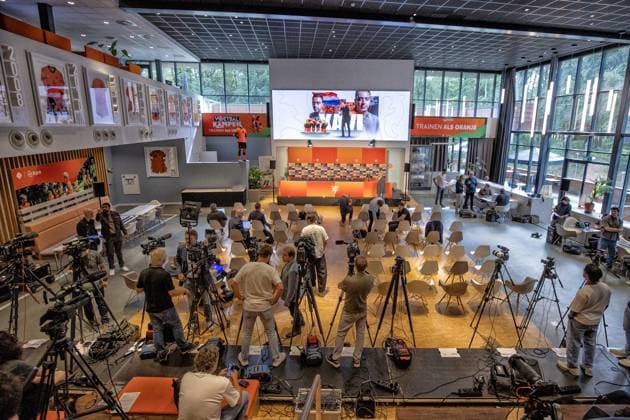 ZEIST , 25-08-2026 , KNVB Campus, Presentation of the new manager, trainer coach of Oranje (Dutch National Football Team) Xavi Hernandez Presentation Xavi Hernandez  x206039999x Copyright: