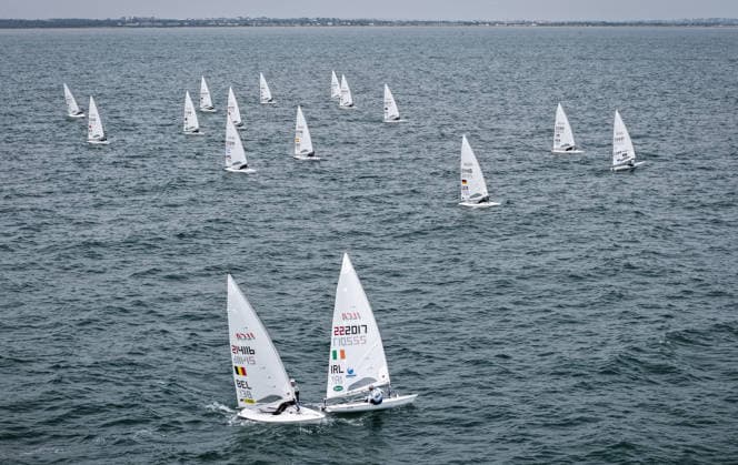 2026 ILCA Laser Men s World Sailing Championships, Dun Laoghaire, Dublin 25 8 2026 Ireland™s Finn Lynch Finn Lynch 25 8 2026  Copyright: xx DJI_20260825134513_0112_D