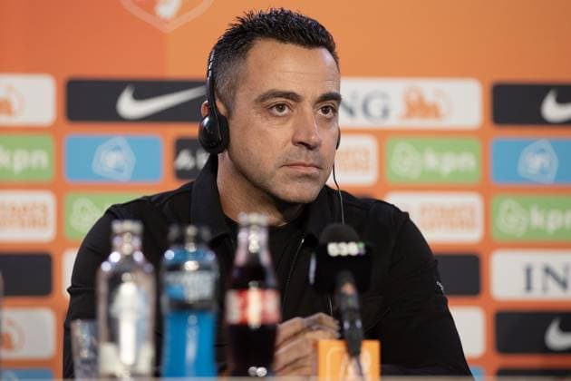 ZEIST , 25-08-2026 , KNVB Campus, Presentation of the new manager, trainer coach of Oranje (Dutch National Football Team) Xavi Hernandez Presentation Xavi Hernandez  x206040047x Copyright: