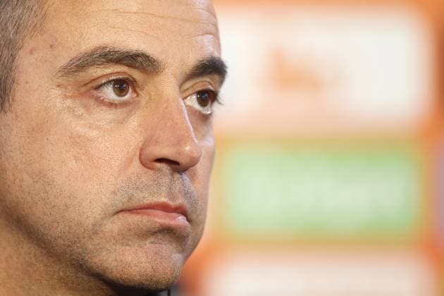 ZEIST , 25-08-2026 , KNVB Campus, Presentation of the new manager, trainer coach of Oranje (Dutch National Football Team) Xavi Hernandez Presentation Xavi Hernandez  x206040147x Copyright:
