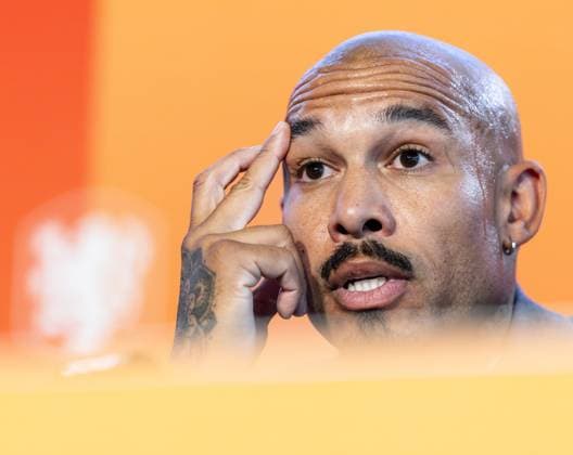 ZEIST - Nigel de Jong, Director of Top Football at the KNVB, during the presentation of Spaniard Xavi Hernandez as head coach of the Dutch national team, Nationalteam KOEN VAN WEEL ANP xVIxANPxSportx xxANPxIVx 566251855 originalFilename: 566251855.jpg