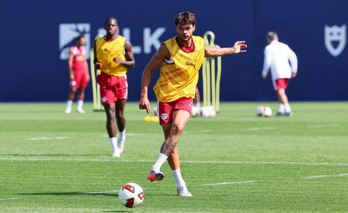RB Leipzig - Training Bundesliga Leipzig, 25.08.2026, Trainingszentrum Cottaweg, Fußball Bundesliga , RB LEIPZIG - Training, Saisonvorbereitung zur Saison 2026 27 , Im Bild: Max Finkgräfe Finkgraefe (35, RB Leipzig) , *** RB Leipzig Training, Bundesliga, Leipzig, August 25, 2026, Cottaweg Training Center, Soccer, Bundesliga, RB LEIPZIG Training, Preseason for the 2026–27 Season, Pictured: Max Finkgräfe (Finkgraefe), 35, RB Leipzig, Picture Point